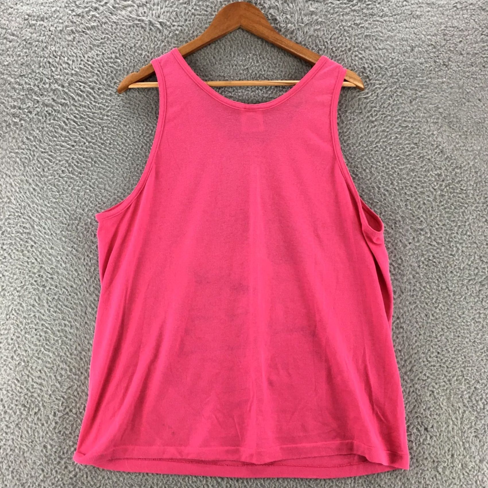 Pinko Ssi Tank Top Shirt Womens XL Pink Round Neck Sleeveless Graphic Print Pullover Size XL / US 12-14 / IT 48-50 - 7 Thumbnail