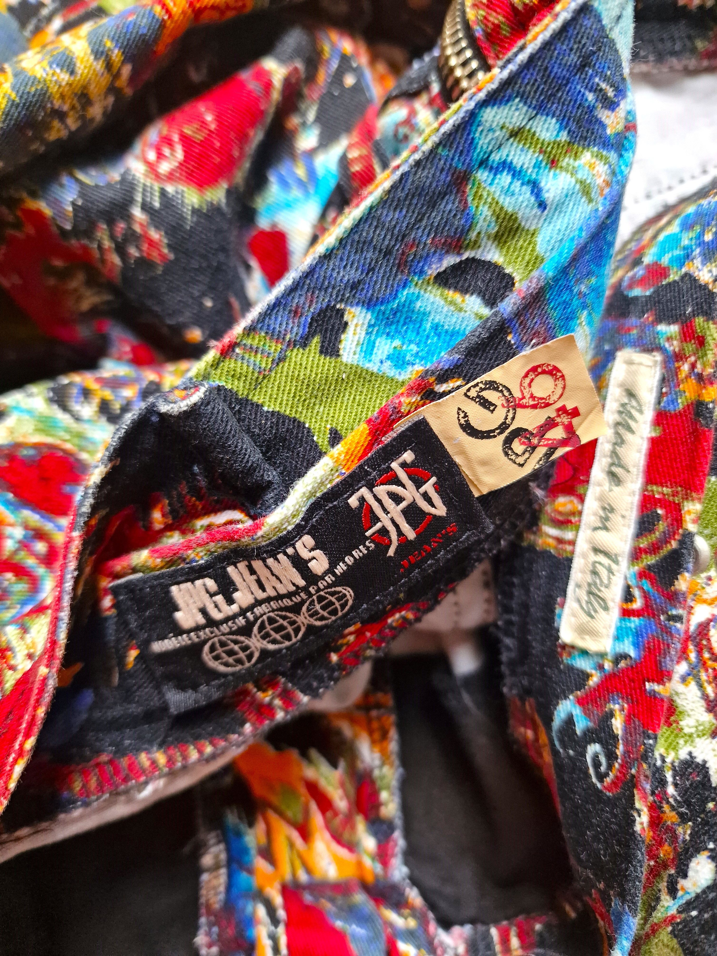 Jean Paul Gaultier Jean Paul Gaultier Basquiat Painting Art Men Pants Trousers Size US 30 / EU 46 - 16 Thumbnail