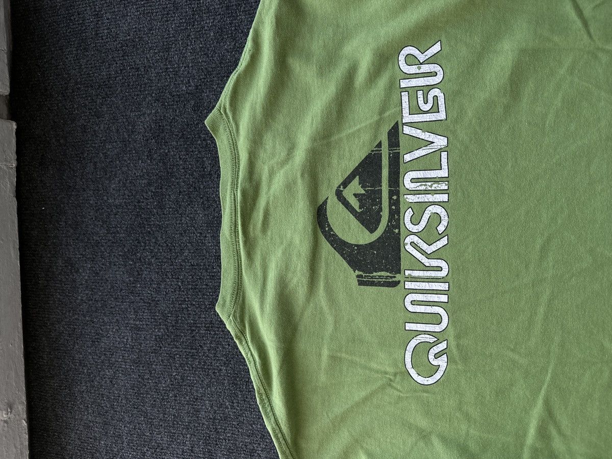 Quiksilver 🚨Vintage Big Logo QUIKSILVER BOXY LOGO T SHIRT SLEEVE Y2K Size US XL / EU 56 / 4 - 5 Thumbnail
