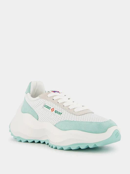 Casablanca o1mle0126 Atlantis Sneakers in White/Light Blue Size US 14 / EU 47 - 2 Thumbnail