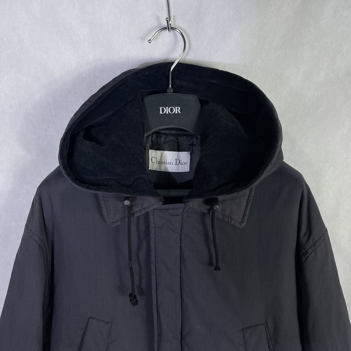 Christian Dior Monsieur Vintage Christian Dior Hooded Puffer Velvet Lining Jacket Size US M / EU 48-50 / 2 - 11 Thumbnail