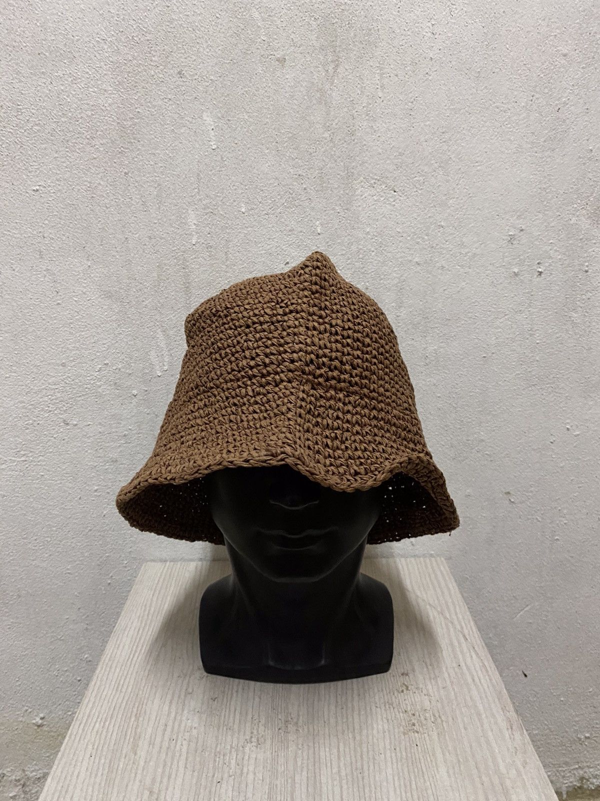 Japanese Brand × Uniqlo Japanese Brand Uniqlo Crochet Bucket Hat Size ONE SIZE - 2 Thumbnail
