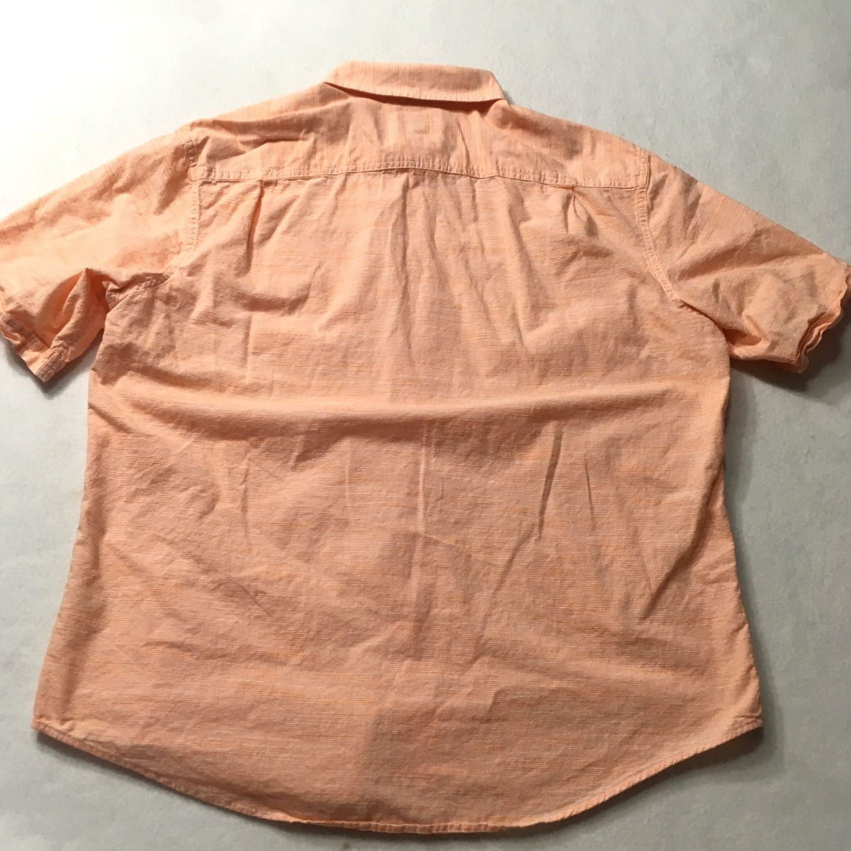 Vintage Mix & NY salmon Short Sleeve Button Up casual Shirt Mens L Size US L / EU 52-54 / 3 - 6 Thumbnail