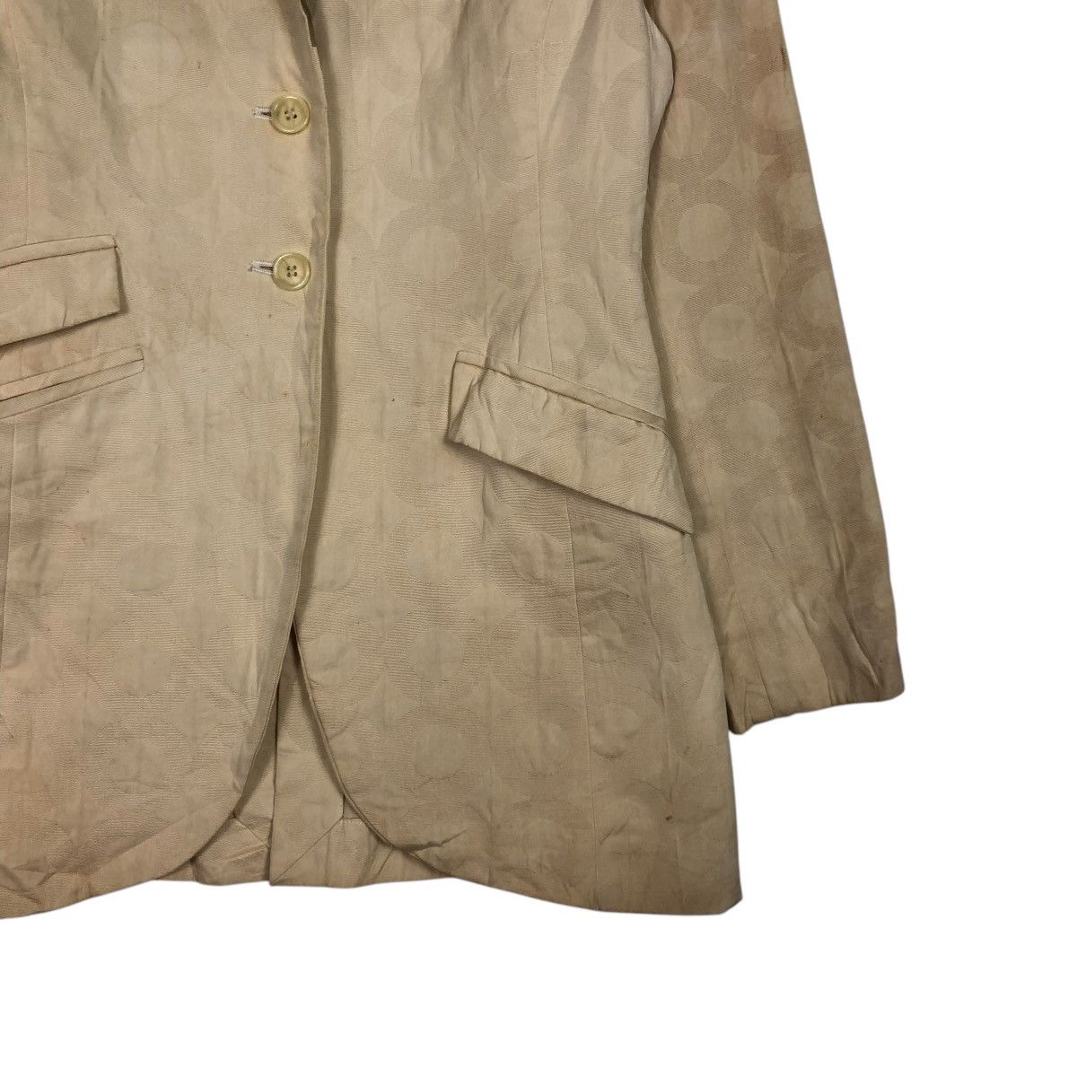 Japanese Brand 🔥VINTAGE COATS QUILTED LA GAZZETTA 1987 MADE IN JAPAN Size M / US 6-8 / IT 42-44 - 7 Thumbnail
