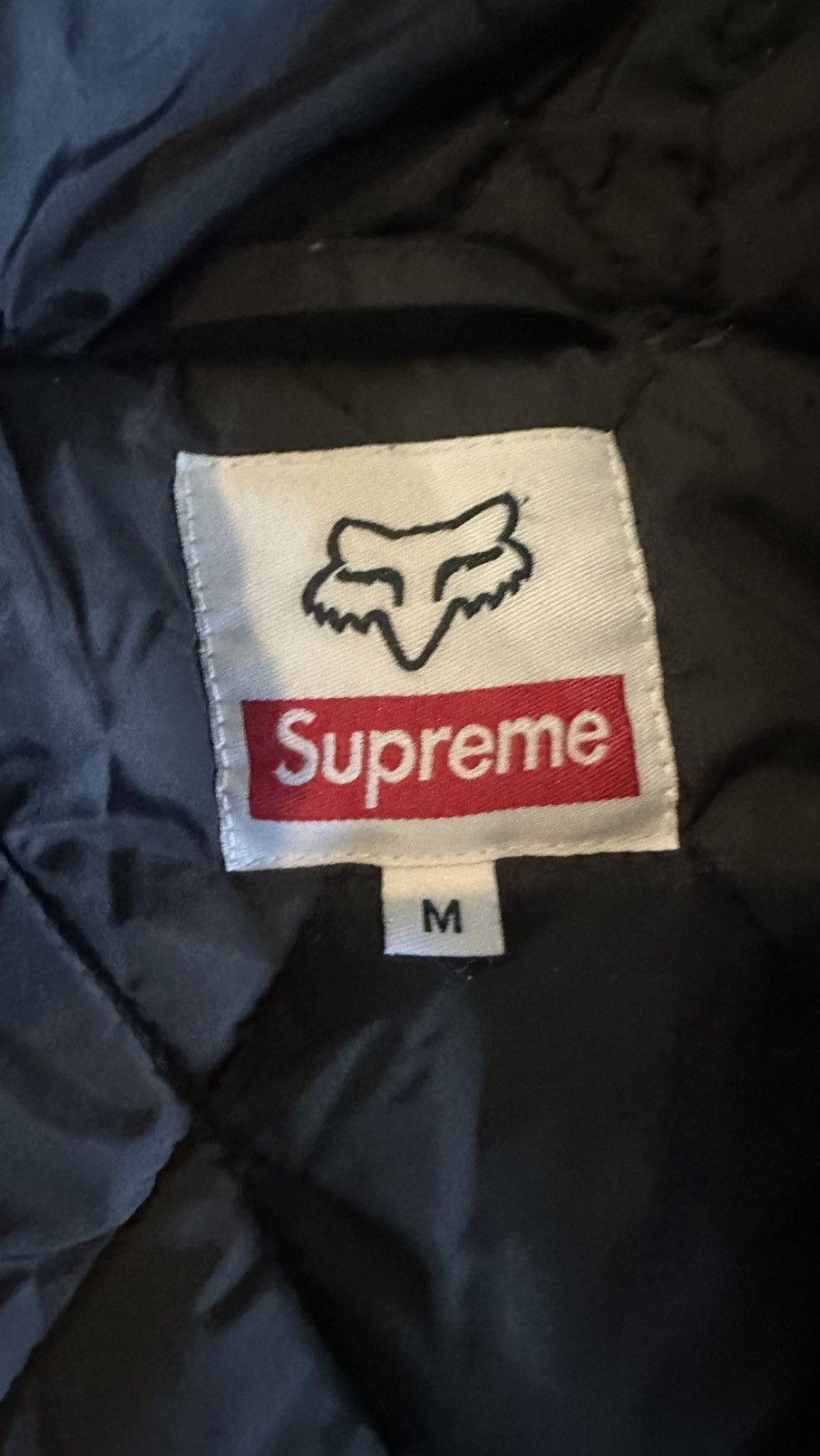 Fox Racing × Honda × Supreme Supreme Honda Fox racing Puffy zipup jacket Size US M / EU 48-50 / 2 - 5 Thumbnail