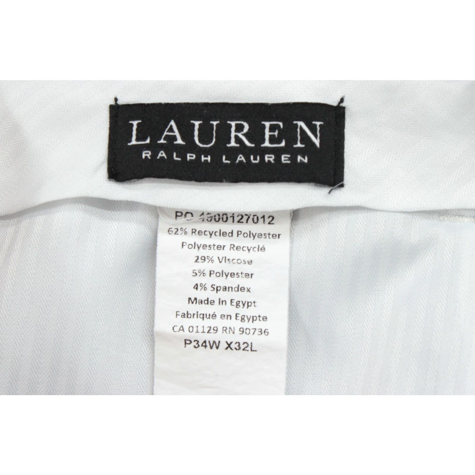 Ralph Lauren Lauren Ralph Lauren Dress Pants Men's 34 Bone White Black Label Flat Front Mens Size US 34 / EU 50 - 6 Thumbnail