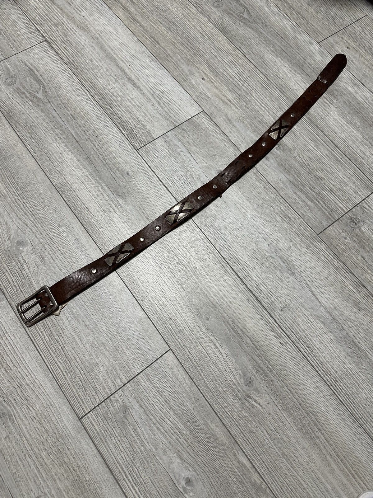 Diesel Very Rare! Vintage Diesel Leather Belt Size ONE SIZE - 12 Thumbnail