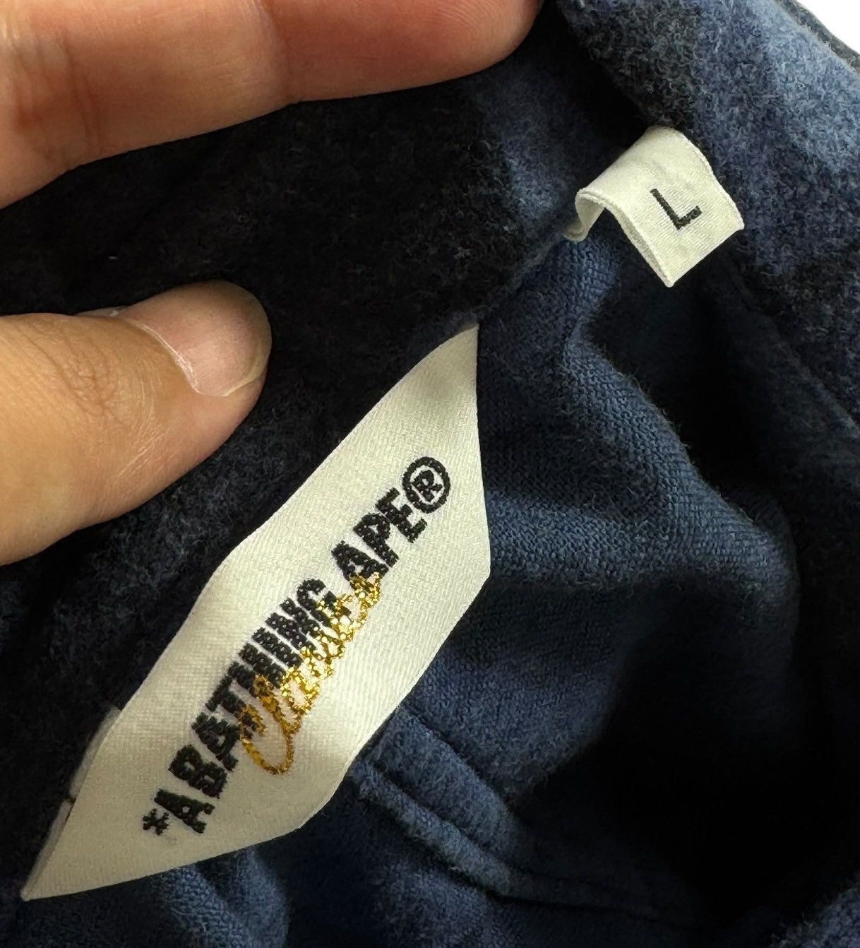 Bape BAPE blue camo Short sleevde shirt Size US L / EU 52-54 / 3 - 3 Thumbnail