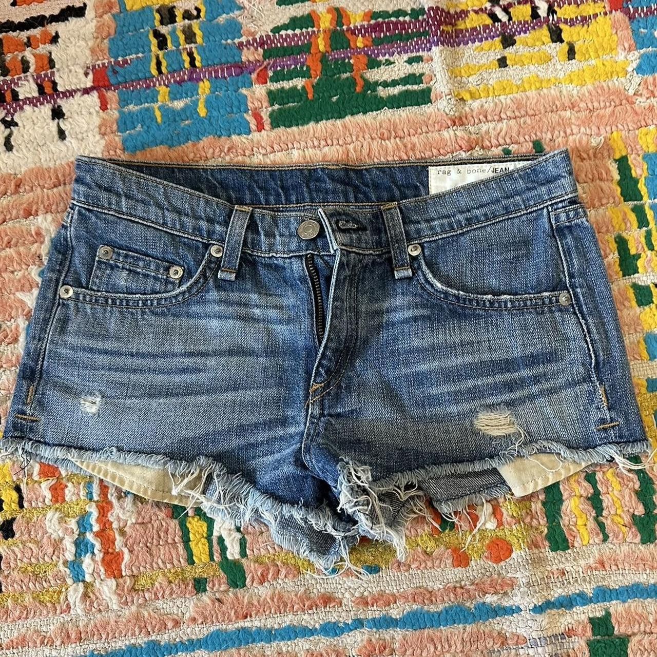 Rag & Bone Rag & Bone Women's Denim Shorts Size 24" / US 00 / IT 34 - 3 Thumbnail