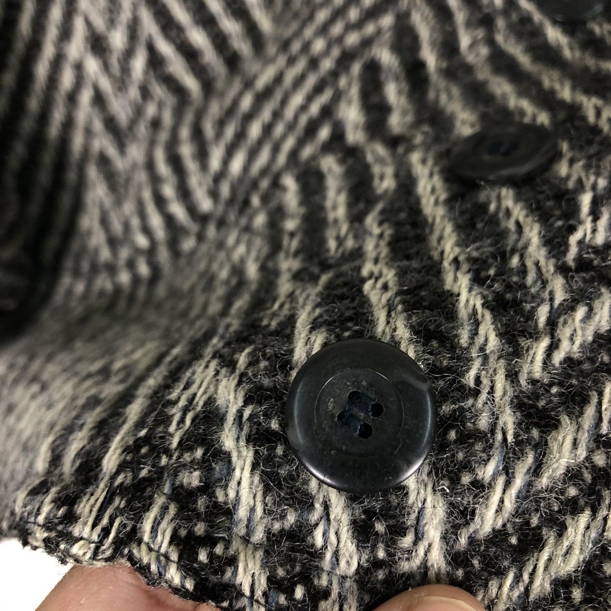 Japanese Brand 🔥Vtg Herringbone Wool Bomber Jacket Viasun Issey Miyake Size US M / EU 48-50 / 2 - 14 Thumbnail