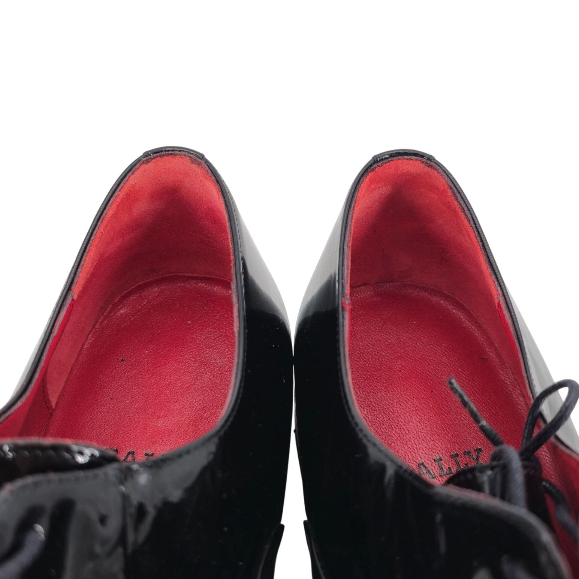Bally Bally Italy Black Patent Leather Formal Dress Shoes Mens 10D Size US 10 / EU 43 - 11 Thumbnail