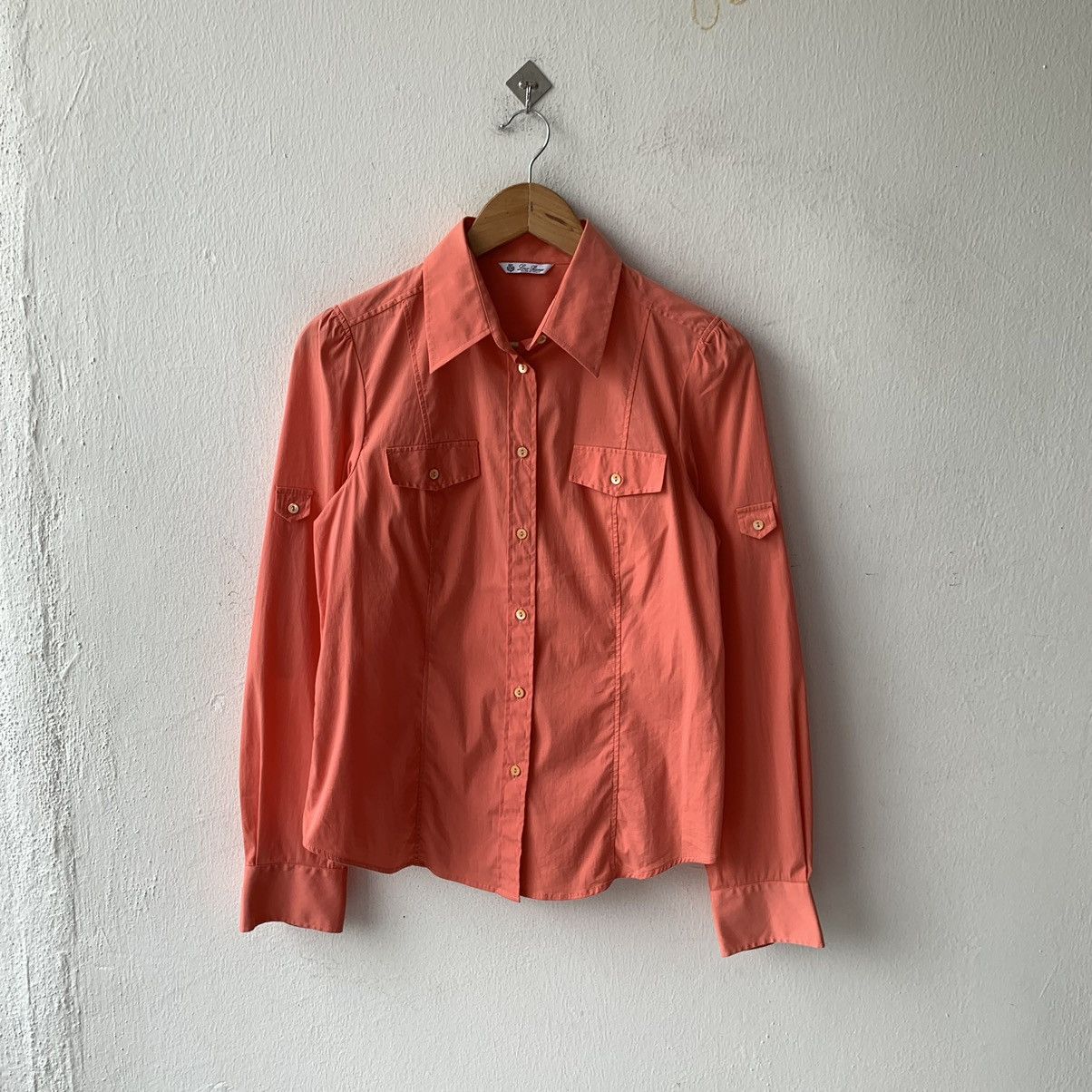 Loro Piana Loro Piana Cotton Nylon Button Up Size S / US 4 / IT 40 - 1 Thumbnail