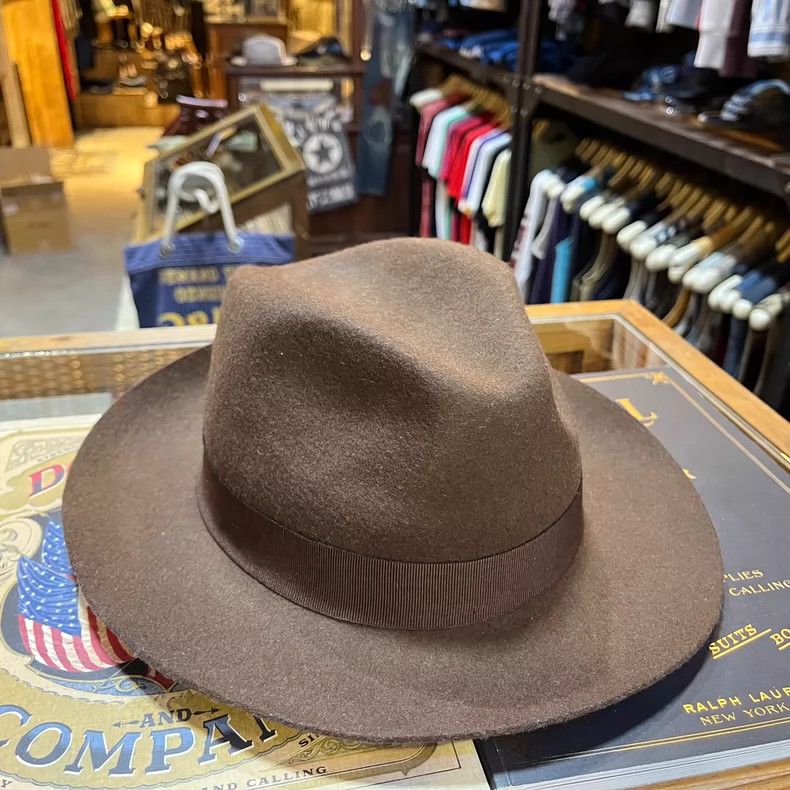 RRL Ralph Lauren RRL Italy Wool Fedora Hat Size ONE SIZE - 1 Thumbnail