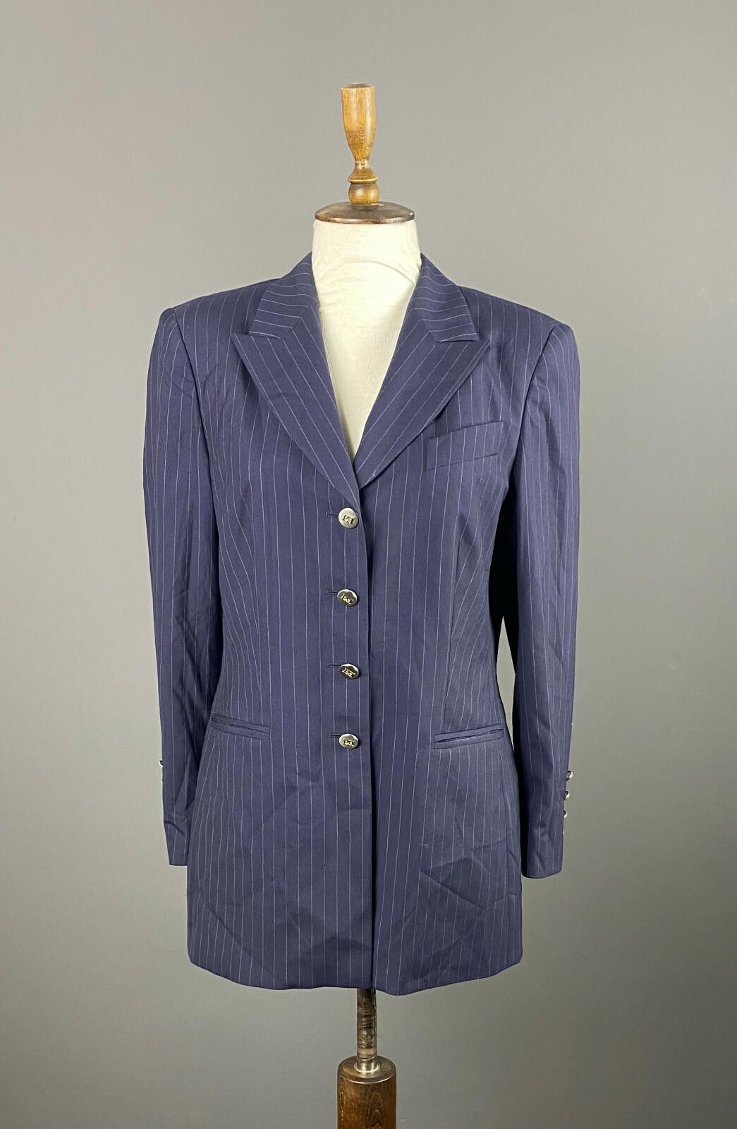 Escada Escada Navy Blue Cashmere Sport Coat Blazer Jacket Size 40 Size M / US 6-8 / IT 42-44 - 1 Thumbnail