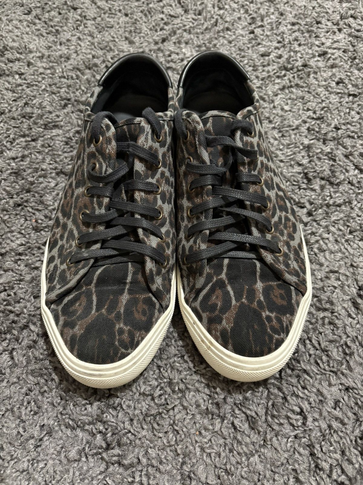 Saint Laurent Paris Leopard saint laurent shoes Size US 9.5 / EU 42-43 - 2 Thumbnail