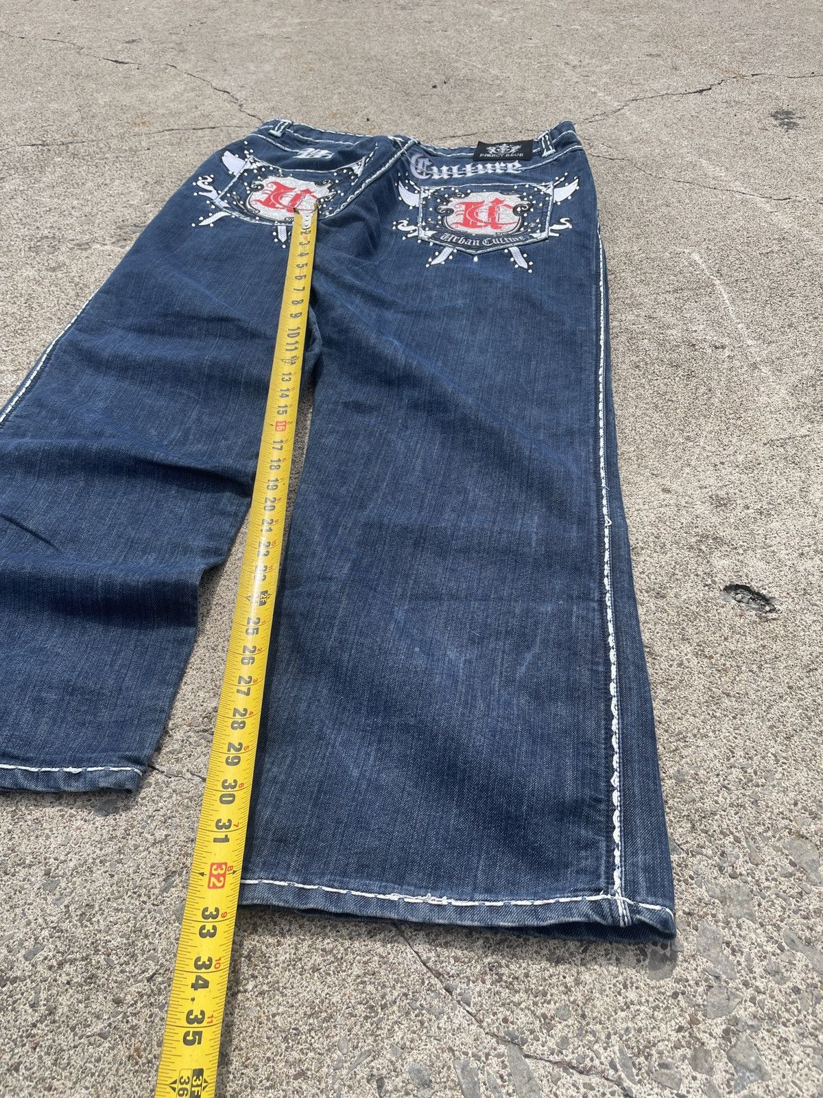 Other Urban Culture Embroidered Baggy Denim Size US 40 / EU 56 - 8 Thumbnail