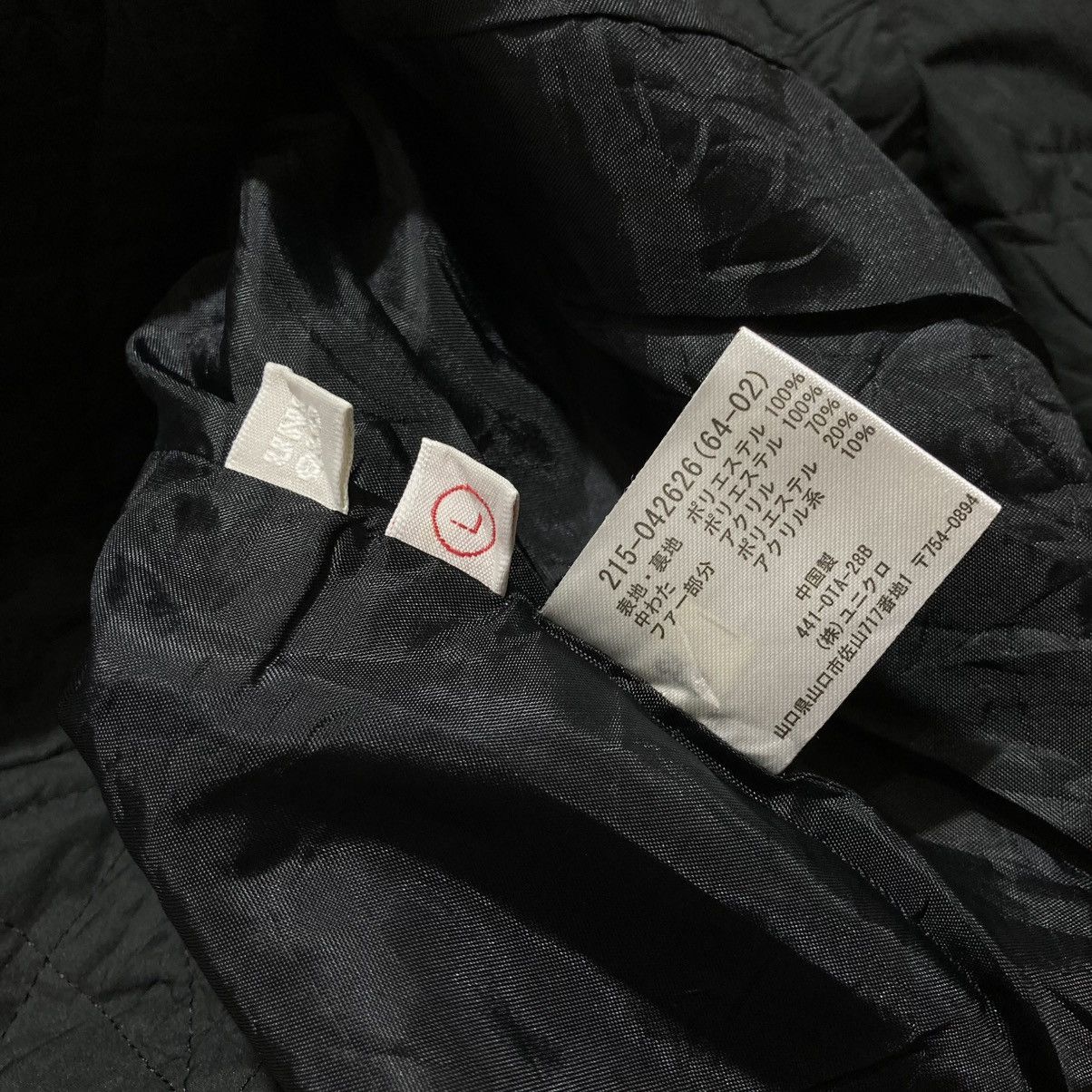 If Six Was Nine 2000s Uniqlo Winter Quilted Fur Trim Jacket Punk Style Size L / US 10 / IT 46 - 16 Thumbnail