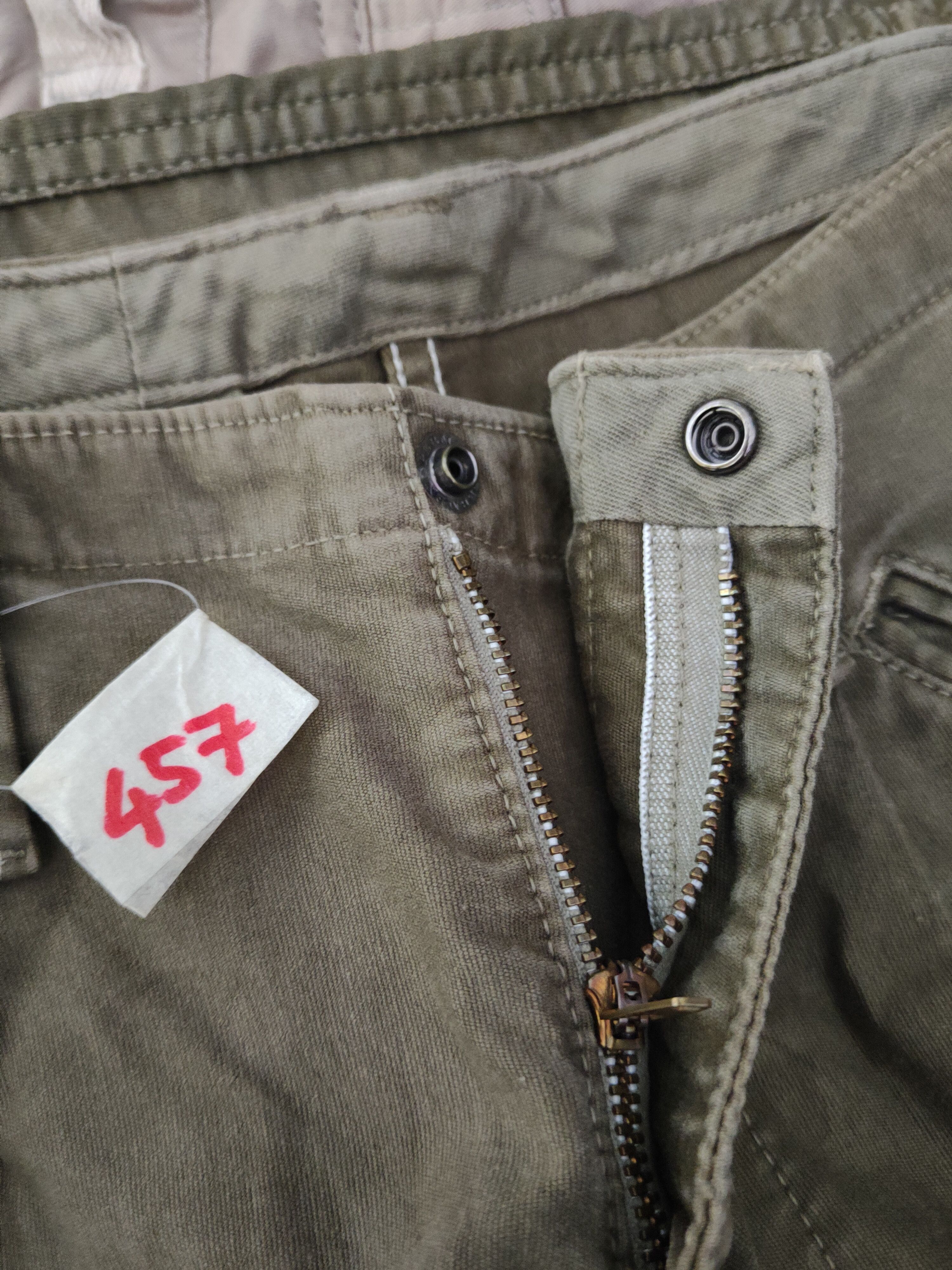 HOLLYWOOD RANCH MARKET DL Mr.HR Market Olive Multipocket Tactical Cargo Pants #457 Size US 28 / EU 44 - 14 Thumbnail