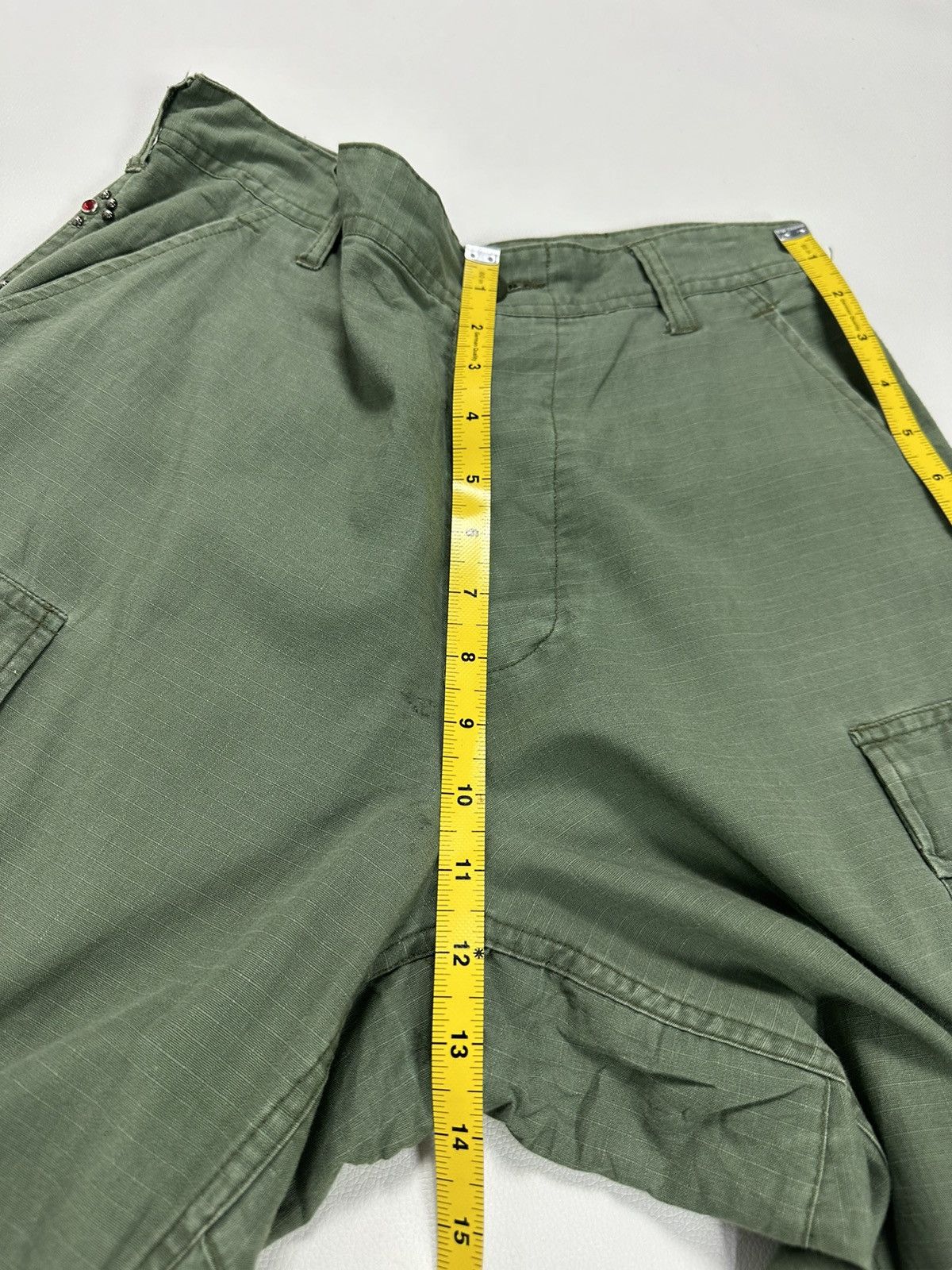 Japanese Brand Mustang Ranch Olive Cargo Pants Size US 30 / EU 46 - 16 Thumbnail