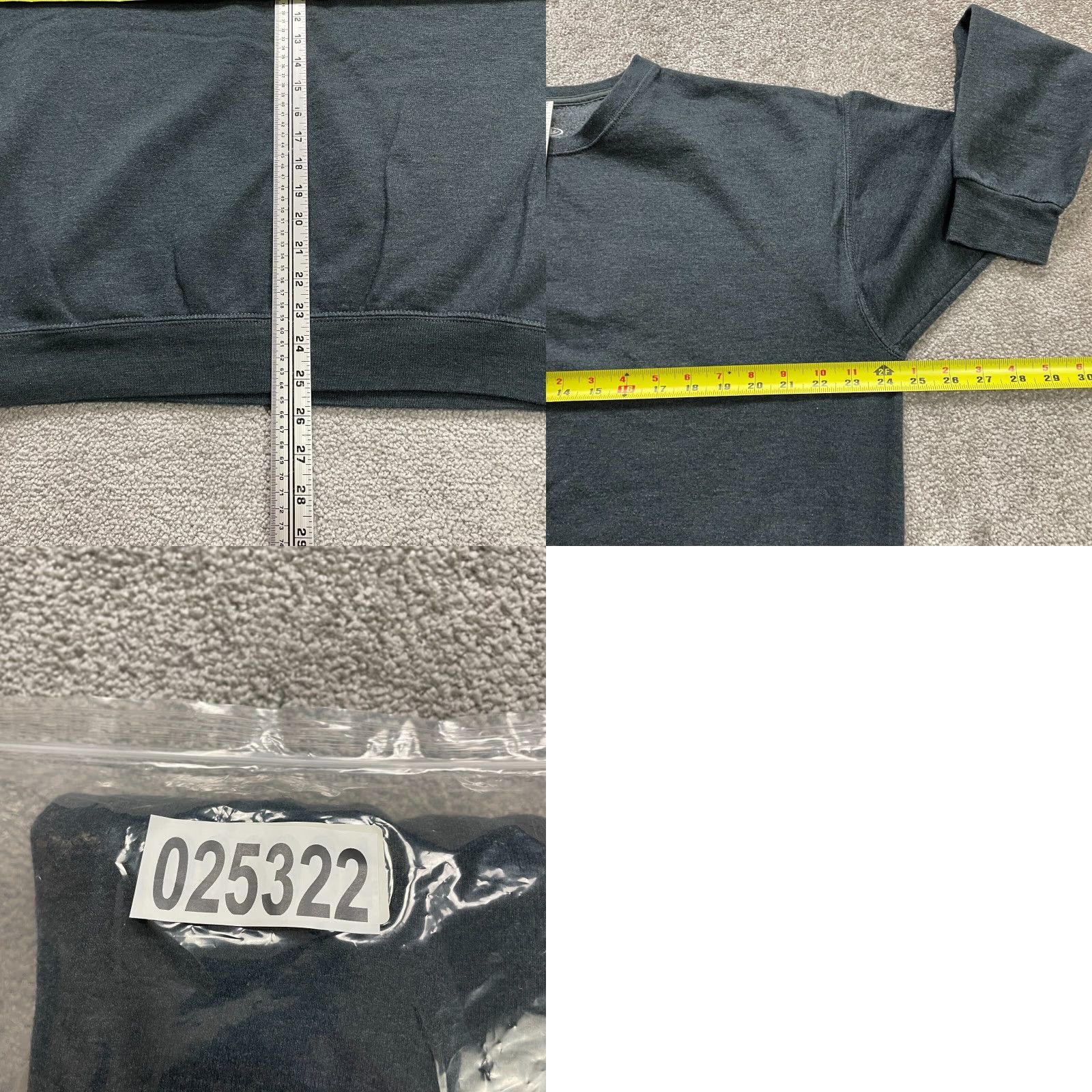Athletic Works Athletic Works Pullover Sweatshirt Mens XL Dark Gray Crew Neck Fleece Outdoor Size US XL / EU 56 / 4 - 8 Thumbnail