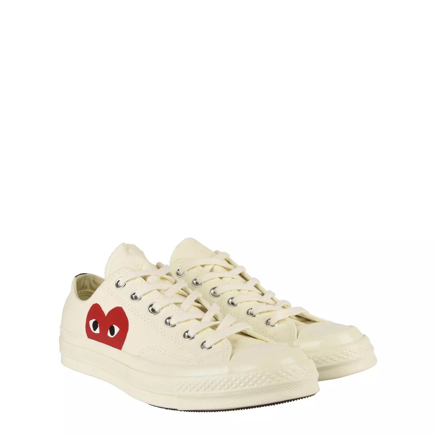 Comme des Garcons PLAY × Converse o1g2r1mq0426 Large Peeping Heart Chuck Taylor 70 Trainers Size US 7 / EU 40 - 4 Thumbnail