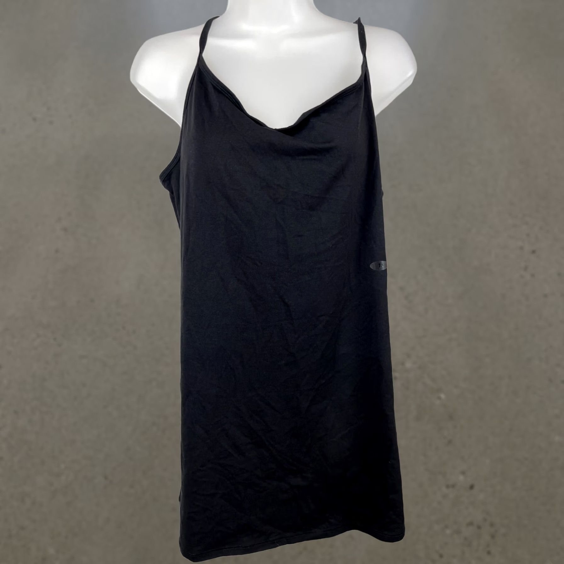 Vintage Maurices Tank Top Womens 1X Black Pullover Sleeveless V Neck Casual Comfort Shirt Adults 1X Black Tank Womens VSN? Size XL / US 12-14 / IT 48-50 - 1 Thumbnail