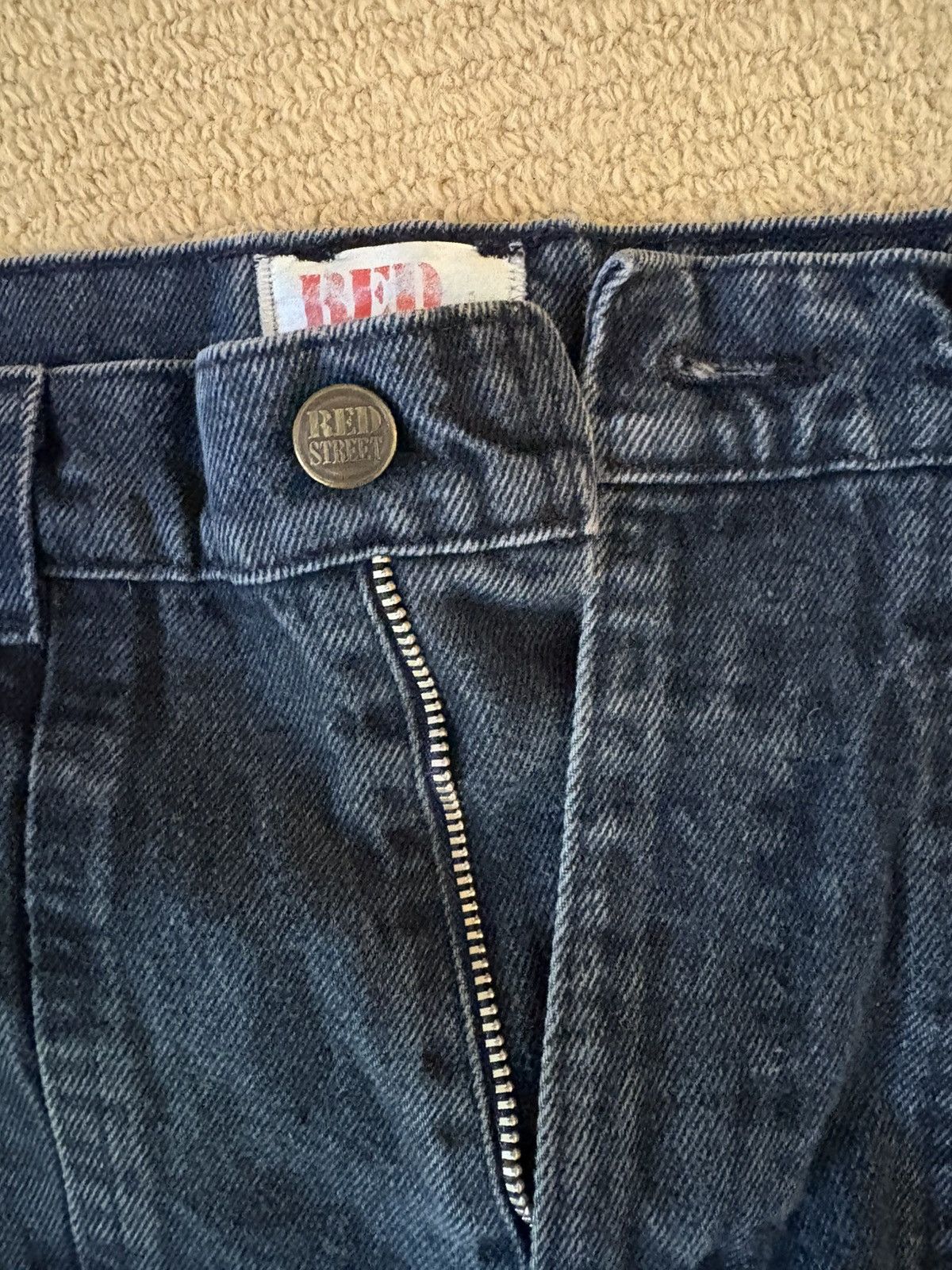 Levi's Vintage Clothing Levi’s Red Street Jeans Navy 32 – Relaxed Fit Y2K Style Size US 32 / EU 48 - 4 Thumbnail