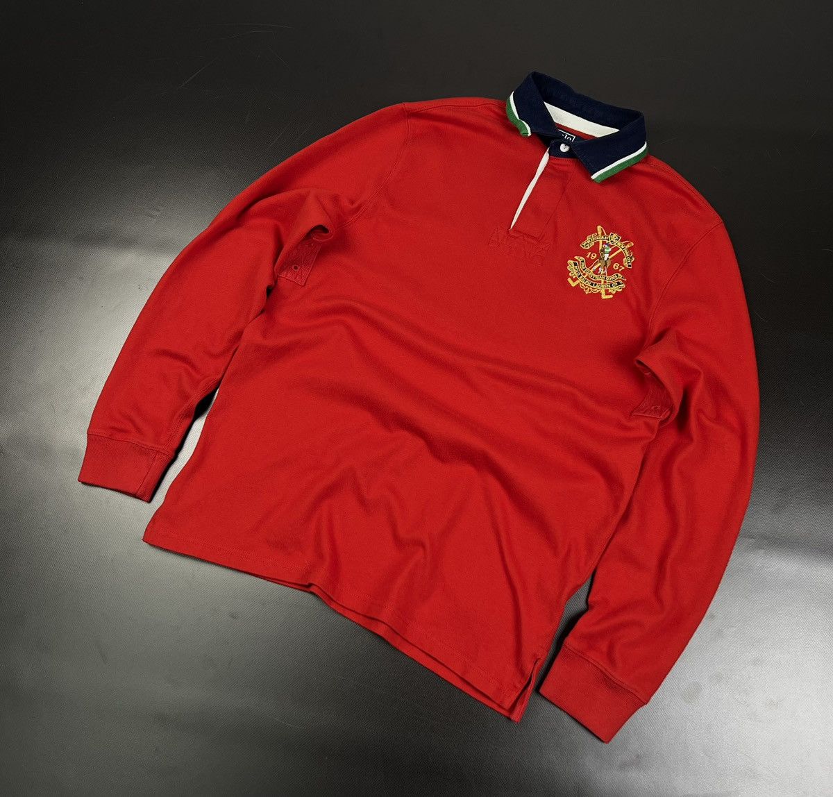 Polo Ralph Lauren × Rugby Ralph Lauren × Vintage Vintage Polo Ralph Lauren Rugby Long Sleeve Big Logo 3 Size US M / EU 48-50 / 2 - 1 Thumbnail