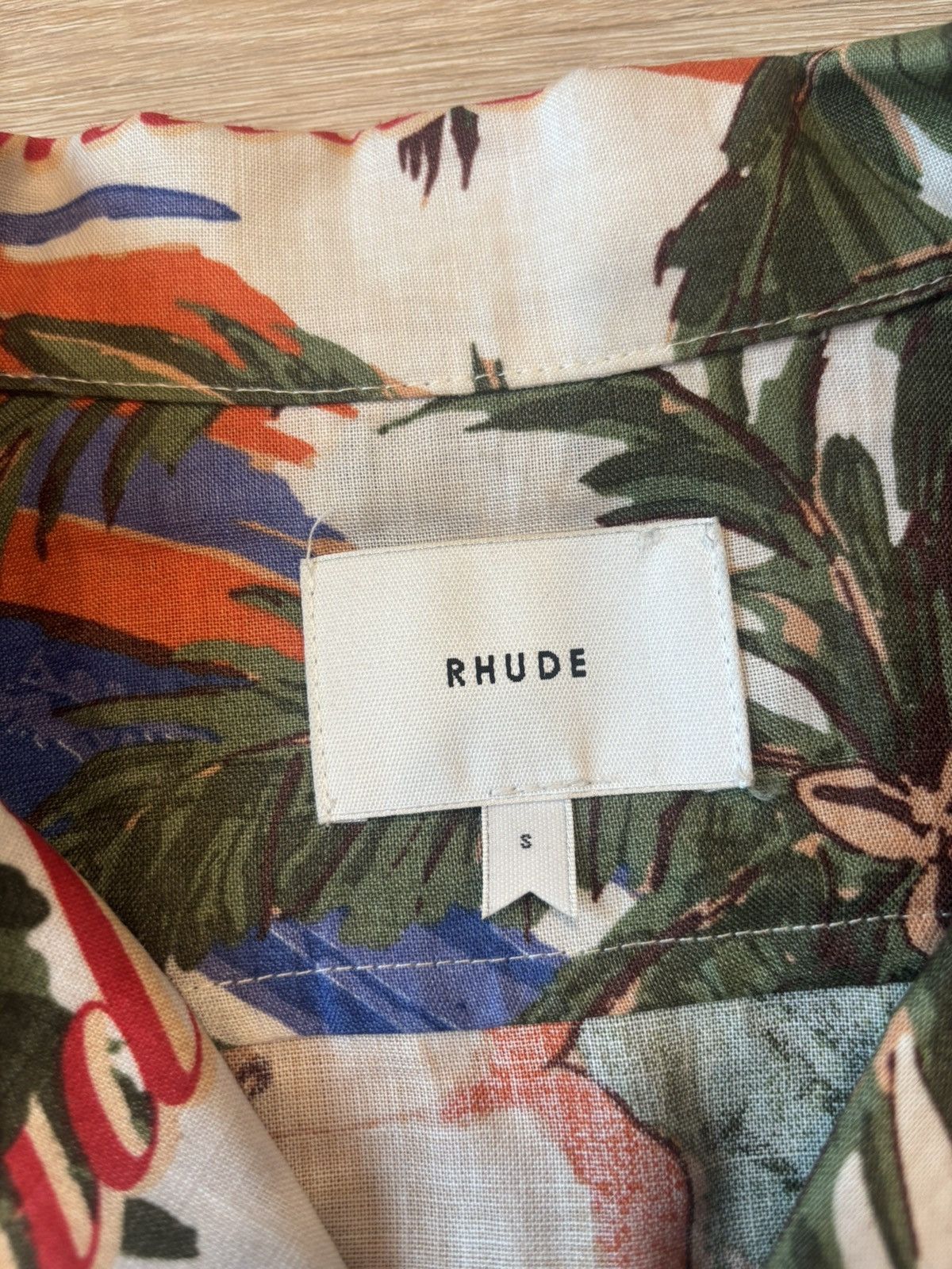 Rhude Rhude Le Fleur Linen Shirt SS24 Size US S / EU 44-46 / 1 - 4 Thumbnail