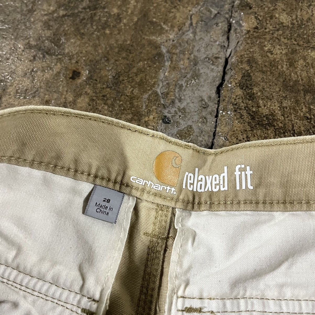 Carhartt × Vintage Carhartt Cargo Shorts Baggy Crazy Y2K Workwear Skater Size US 28 / EU 44 - 6 Thumbnail