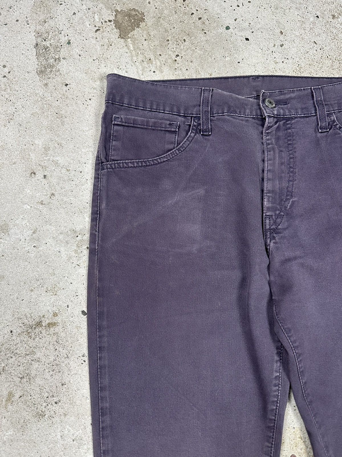 Levi's × Vintage Vintage 2000 Levi’s 525 Bootcut Flared Purple Wide Legs Pant Size US 32 / EU 48 - 7 Thumbnail