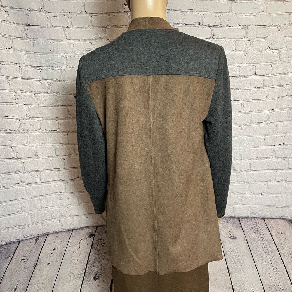 Chicos Chico's TRAVELERS COLLECTION Faux Suede Jacket Size 0 US S Size S / US 4 / IT 40 - 4 Thumbnail