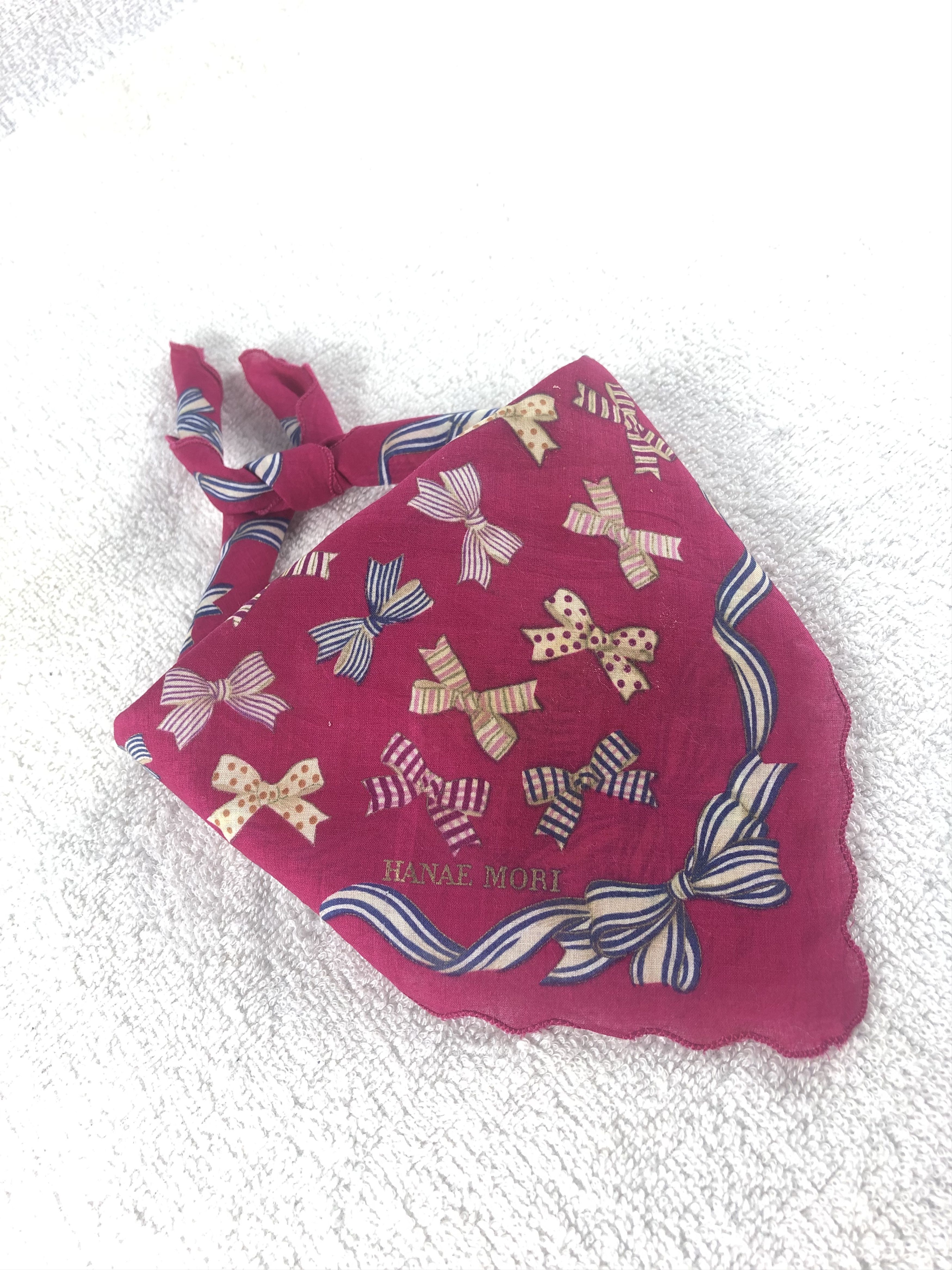 Hanae Mori × Japanese Brand × Vintage Hanae Mori Handkerchief / Bandana / Neckerchief Size ONE SIZE - 2 Thumbnail