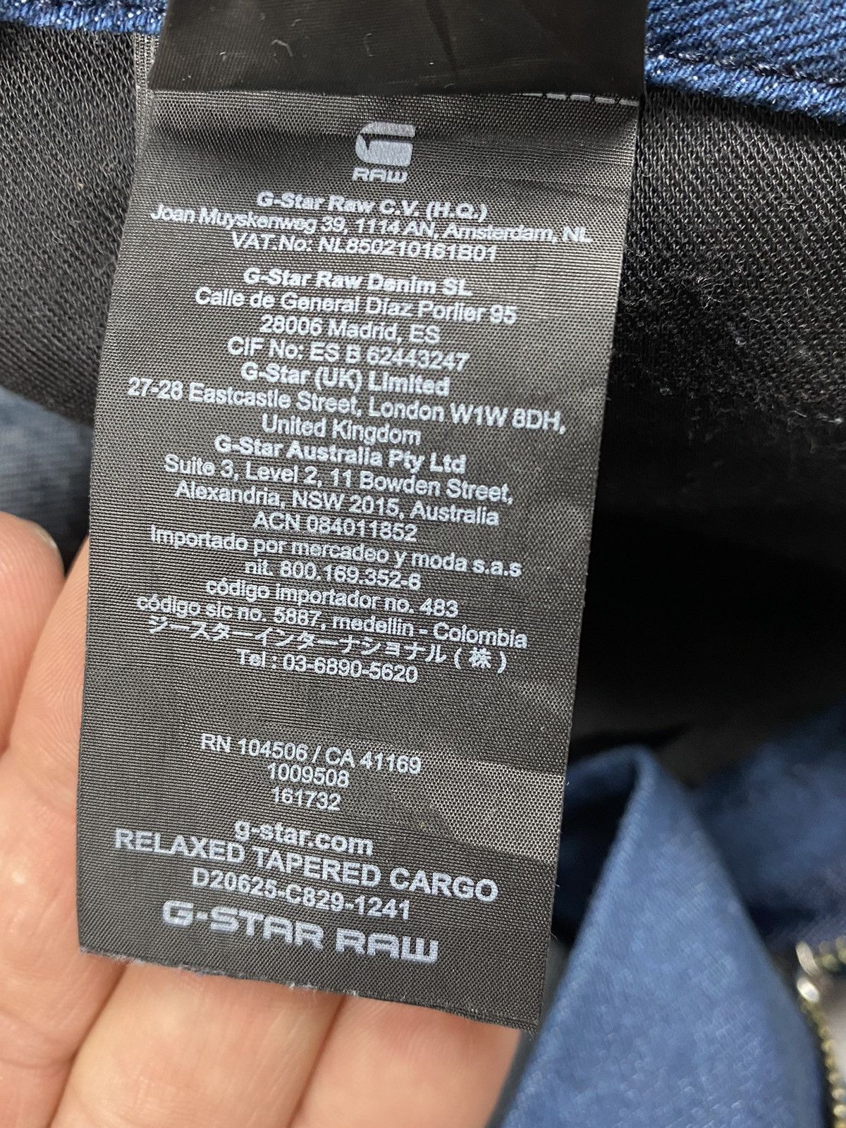 G-Star Vintage G-Star Raw 3D Avant Garde Y2K Zip Cargo Pants Jeans Size US 34 / EU 50 - 23 Thumbnail