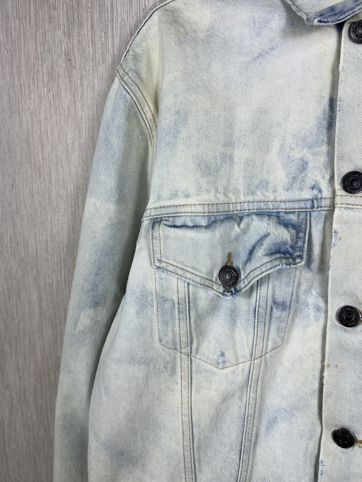 Denim & Supply Ralph Lauren Ralph Lauren denim & supply acid bleach skull denim jacket Size US M / EU 48-50 / 2 - 11 Thumbnail