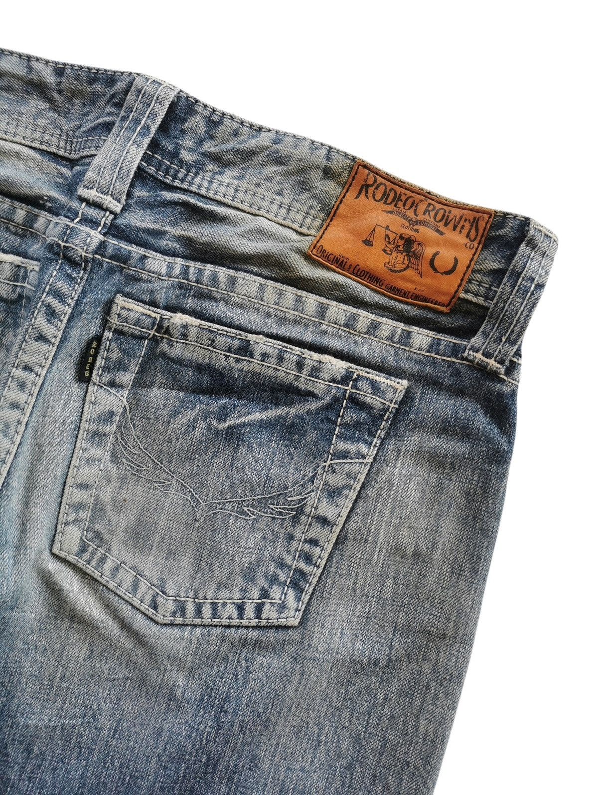 Hysteric Glamour Rodeo Crowns Japanese Patchwork Denim Jeans Size US 30 / EU 46 - 4 Thumbnail