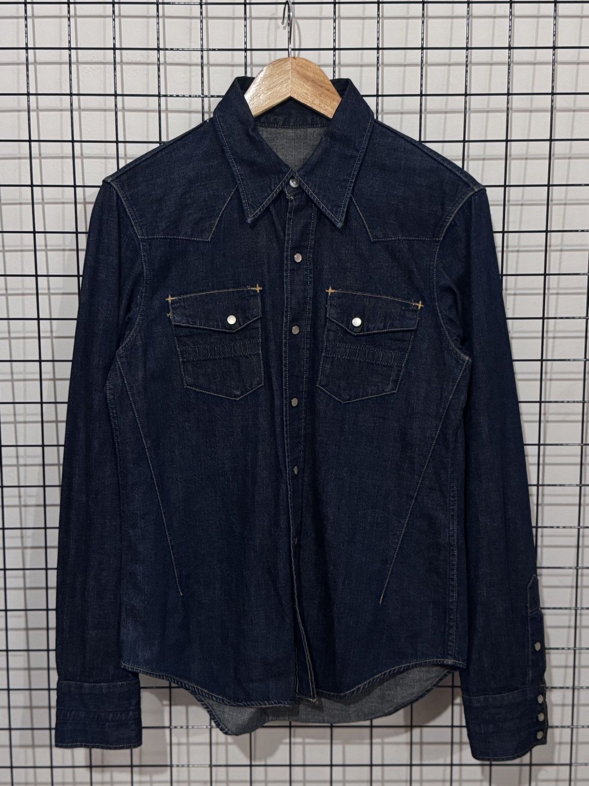 Number (N)ine Number (N)ine Western Denim Button Shirt. Size US M / EU 48-50 / 2 - 1 Thumbnail