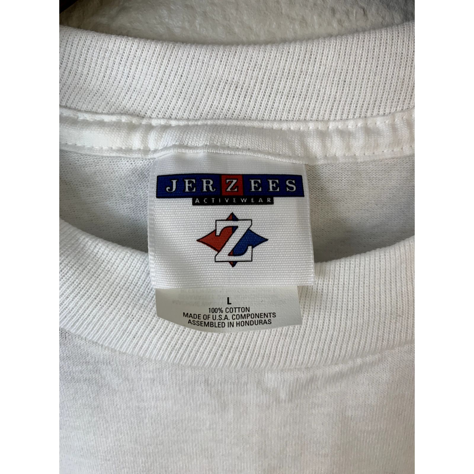 Jerzees Vintage Montana Shirt Gallatin Community Bike Ride White Tee Size US L / EU 52-54 / 3 - 7 Thumbnail