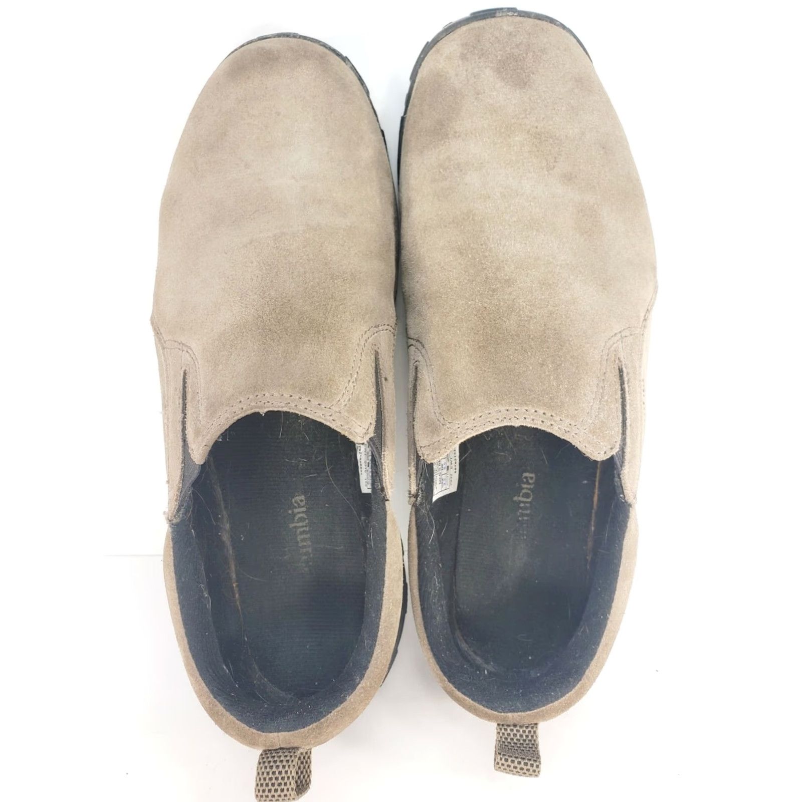 Nomad Columbia Peakfreak Nomad Mens Slip-on Moc Size 9.5 Gray Smoke Suede Shoes Size US 9 / EU 42 - 6 Thumbnail