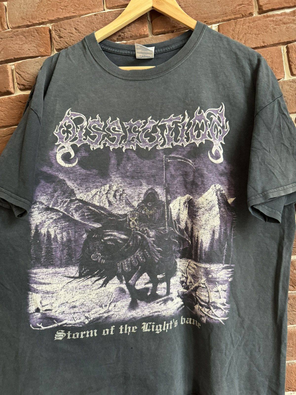 Band Tees Rare Dissection Storm 00s Vintage Black Metal Band T Shirt Size US XL / EU 56 / 4 - 4 Thumbnail