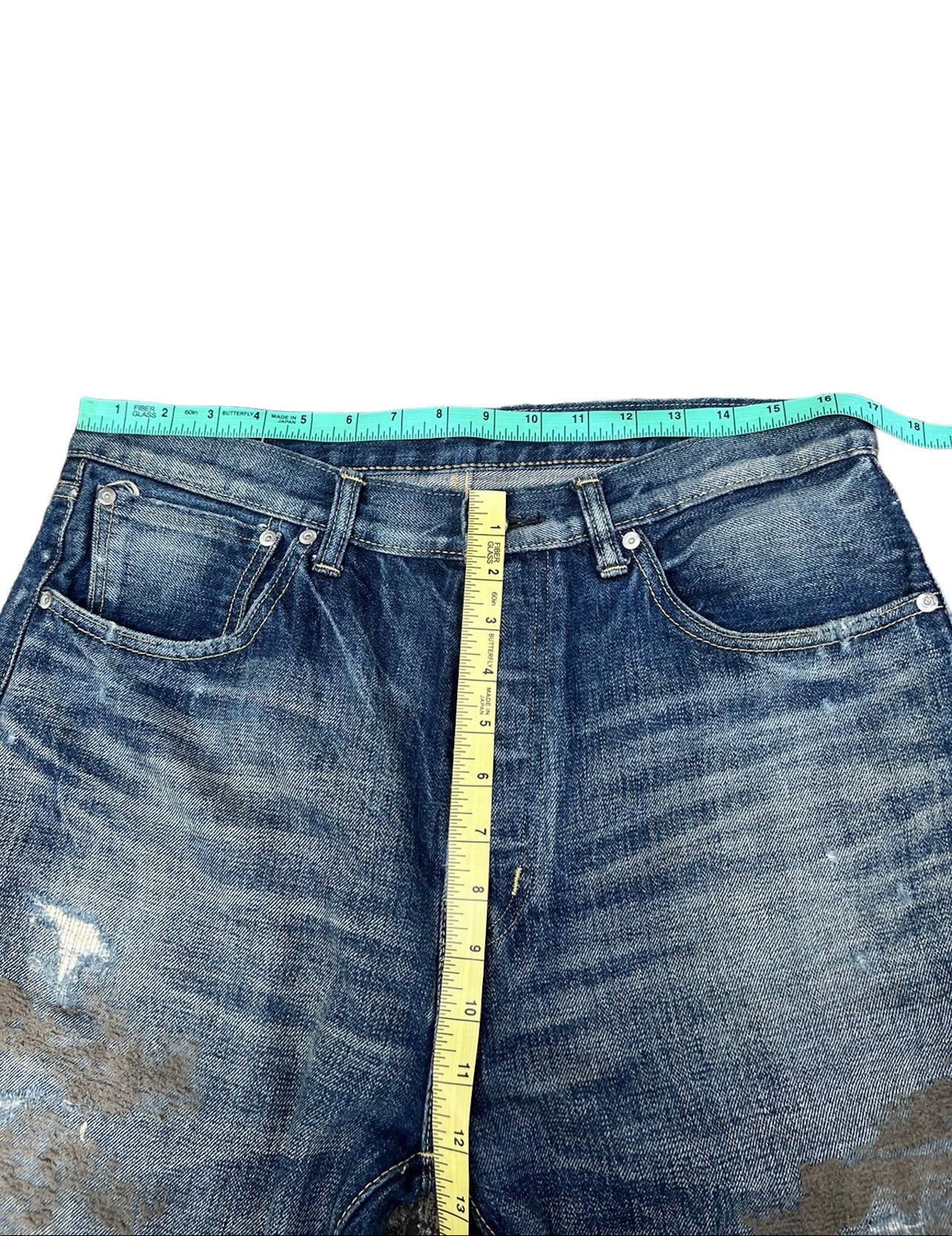 Swagger Vintage Swagger Japan Distress Denim Redline Selvedge Jeans Size US 32 / EU 48 - 3 Thumbnail