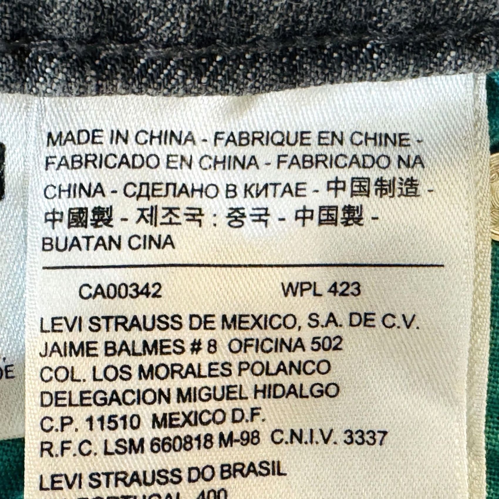 Levi's Levi's 511 Jeans Mens Slim Gray Light Wash Zip Fly Tapered 32x33 Denim Stretch Pockets Logo 5-Pocket USA Vintage: No Size US 32 / EU 48 - 5 Thumbnail