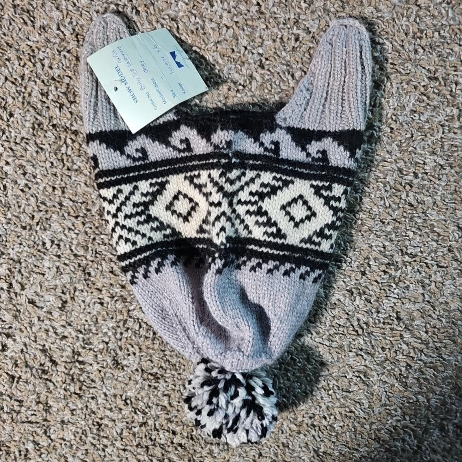 Autumn Cashmere Baby Silk Cashmere Poof Beanie NWT Size ONE SIZE - 3 Thumbnail