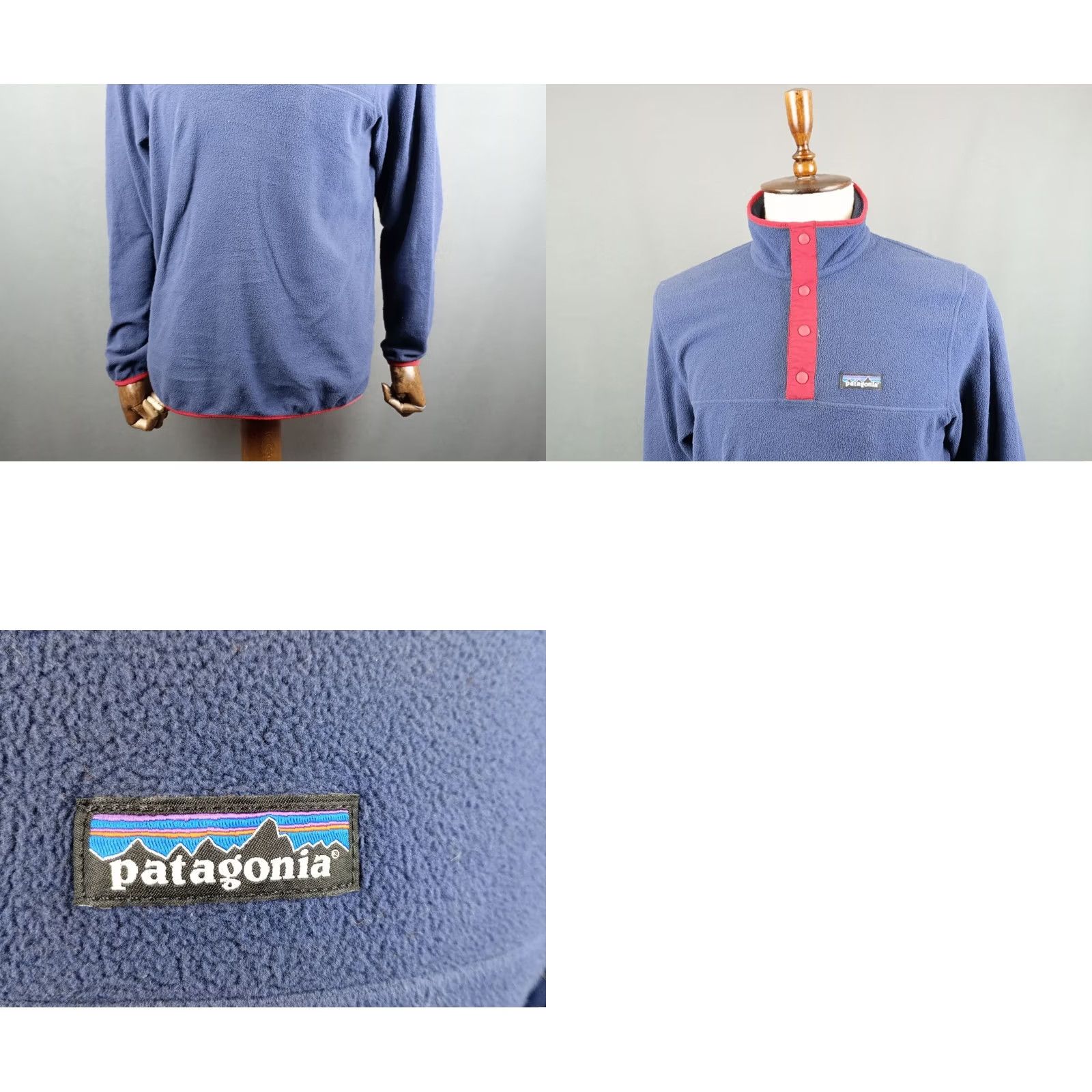 Patagonia Patagonia Snap Fleece Jacket M Men's Blue Solid Regular Fit Outdoors Hiking Jacket Size US M / EU 48-50 / 2 - 10 Thumbnail