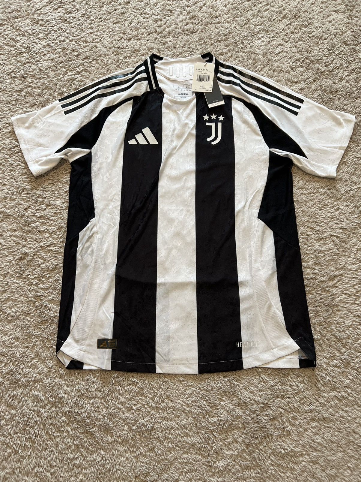 Adidas Adidas 24/25 Juventus FC Home Authentic Soccer Jersey Size US L / EU 52-54 / 3 - 5 Thumbnail