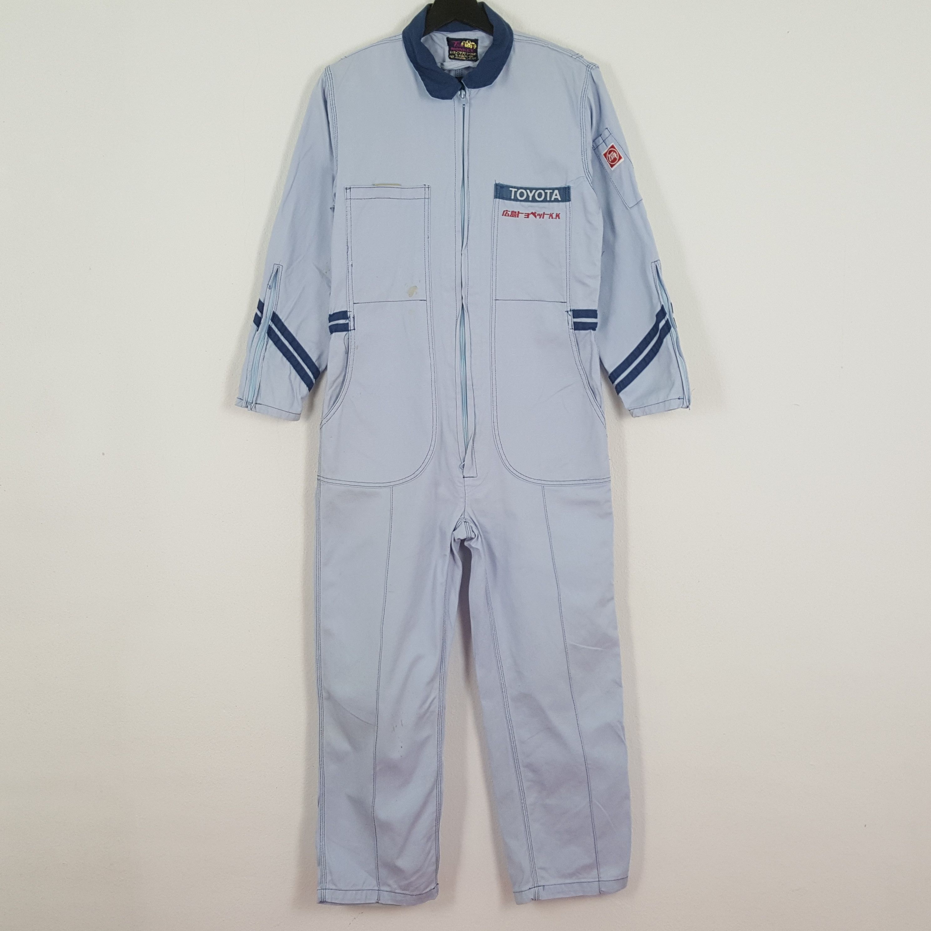 TOYOTA Japanese Motorsports Racing Workwear Coverall Jacket