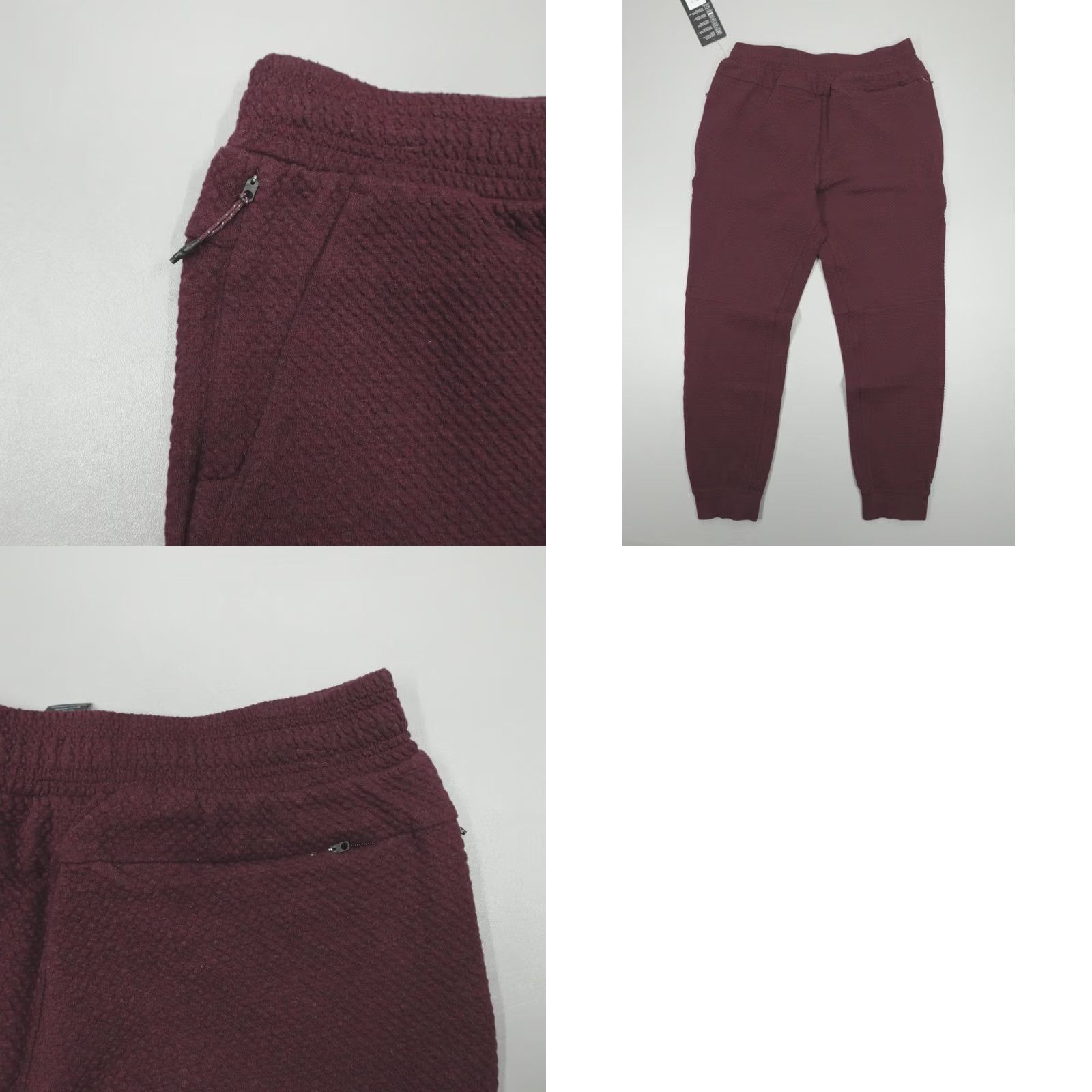 Vintage 7 Diamonds Restoration Performance Joggers Size XL Maroon Textured Stretch Men's Size US 36 / EU 52 - 8 Thumbnail