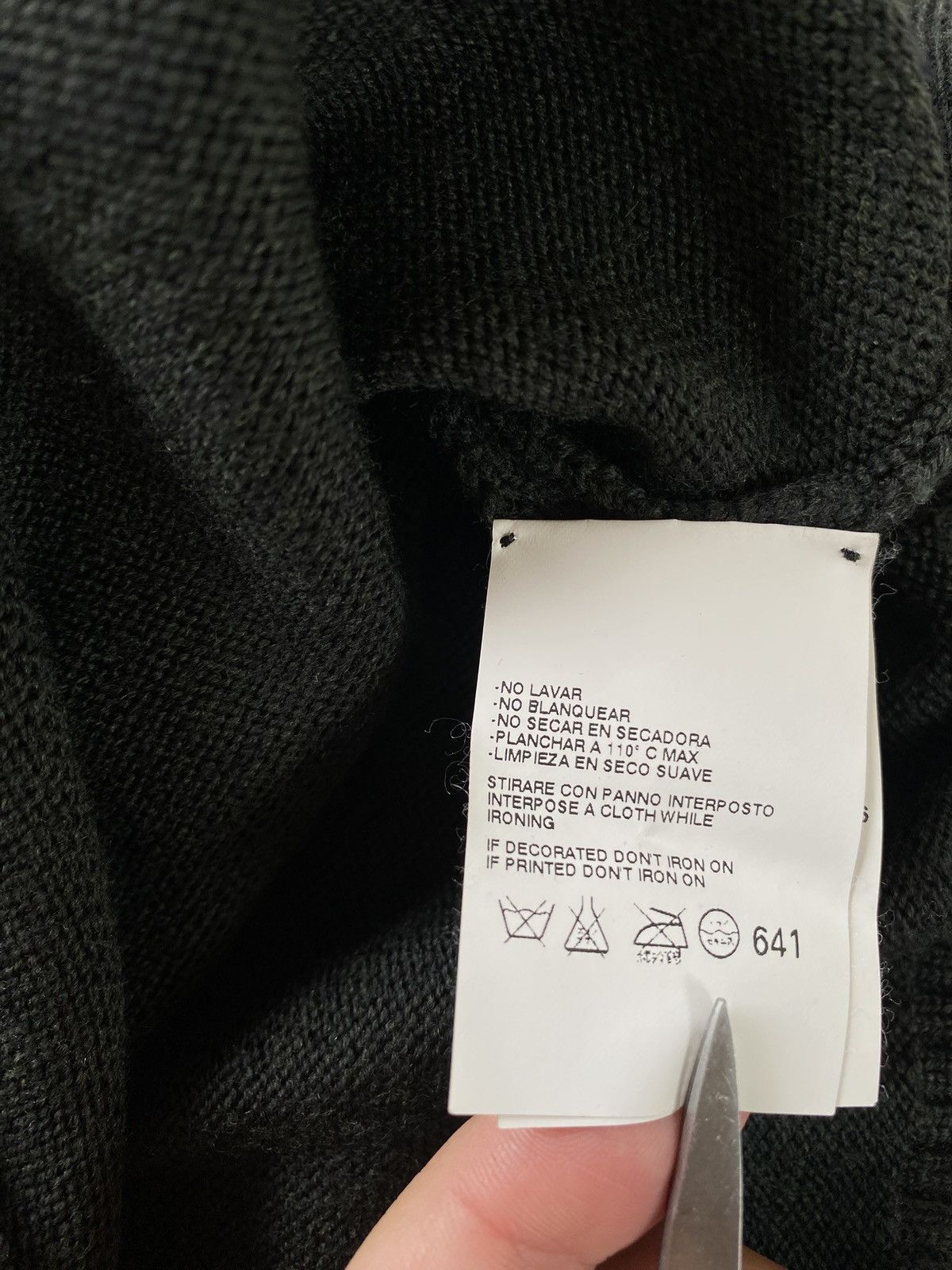 Maison Margiela Maison Martin Margiela Shawl Neck sweater Dark Green Size US M / EU 48-50 / 2 - 6 Thumbnail
