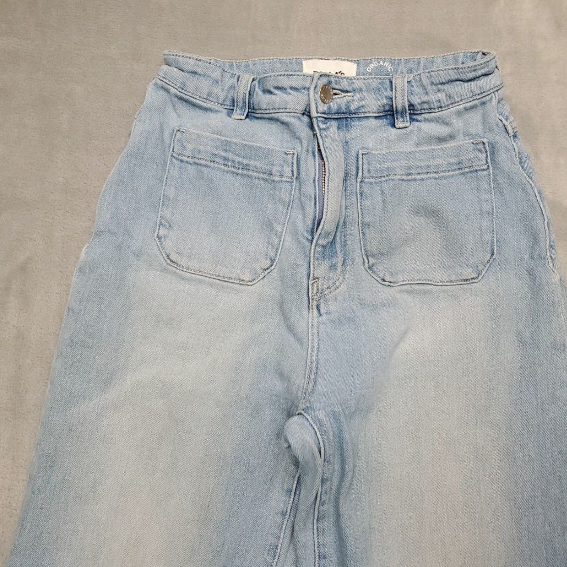 Vintage VINTAGE Rollas Jeans Womens 28 Blue Faded Wide Leg High Rise 90s Y2K Retro Size 28" / US 6 / IT 42 - 3 Thumbnail