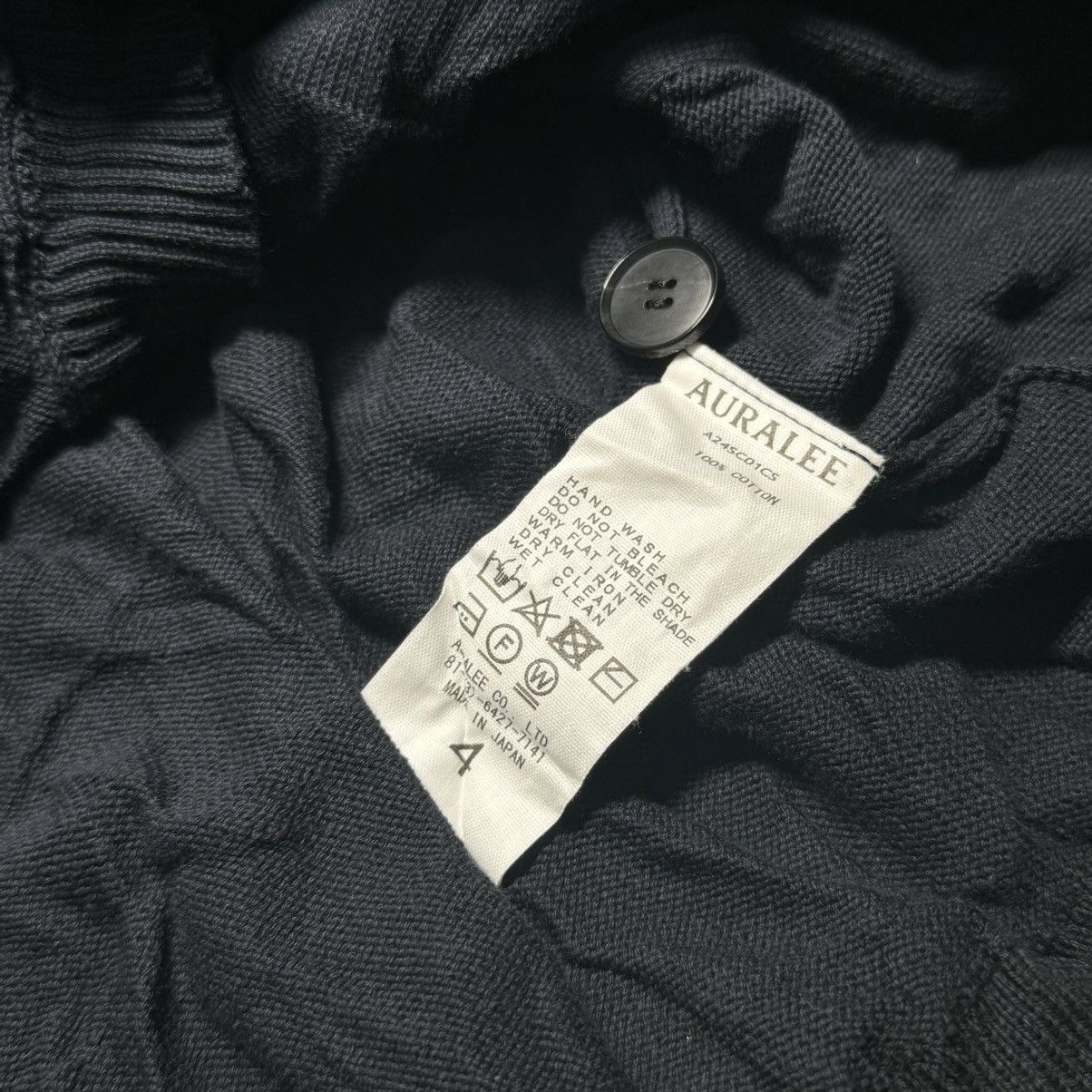 Auralee AURALEE “SS24 WRINKLED COTTON KNIT CARDIGAN” Size US L / EU 52-54 / 3 - 5 Thumbnail